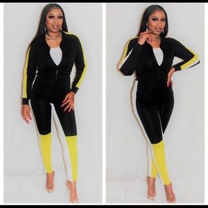 Two piece track suit